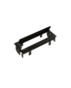 max connect Einbaurahmen BOX L 6-Fach, Schwarz