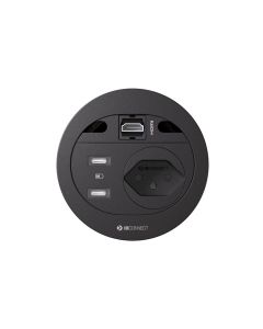 max connect Steckdoseneinheit DIVUS T13, 2x USB-C, HDMI Schwarz