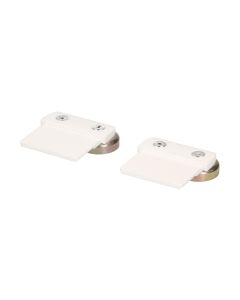 max connect Halterung mit Magnet, flach, CUBO, Weiss 2 Stück