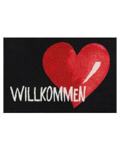 Salonlöwe Fussmatte Willkommen Grossherzig 50 cm x 75 cm