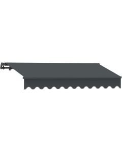 Contini Offene Markise manuell 295 x 200 cm Anthrazit