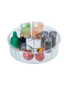 relaxdays Kühlschrankorganizer 690 g, 1 Stück, Transparent