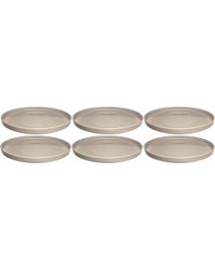 Leonardo Frühstücks- & Dessertteller Roma 6 Stück,Beige