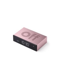 Lexon Digitalwecker Flip Premium Rosa