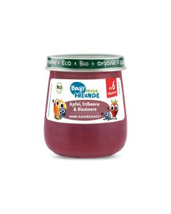 Freche Freunde Früchte Apfel, Erdbeere & Blaubeere 120 g