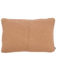 Södahl Kissen Wave Knit 40 x 60 cm, Braun/Camel