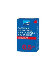 Schweizer Salinen Tafelsalz mit Jod 500 g