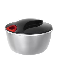 Moha Salatschleuder Tornado 24 cm, Schwarz/Silber