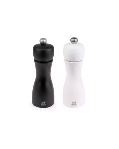 Peugeot Gewürzmühle Tahiti Duo 18 cm, Schwarz/Weiss