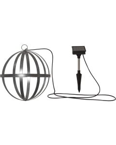 Star Trading Gartenlicht Solar Astri, Ø 25 cm, Silber