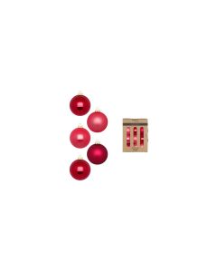 INGES CHRISTMAS DECOR Weihnachtskugel Gentle Pink 24 Stück, Rosa