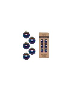 INGES CHRISTMAS DECOR Weihnachtskugel Dazzling 20 Stück, Blau