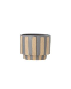 Bloomingville Blumentopf Awoh 14 x 11 cm, Grau