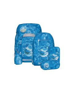 Beckmann Schulthek-Set Classic Ocean 6-teilig
