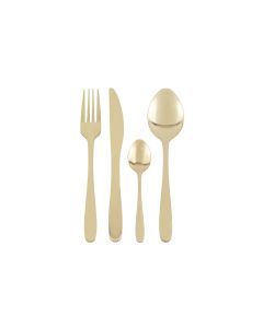FURBER Besteck-Set 16-teilig, Gold