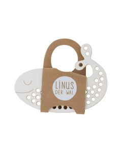 Milin Fadenspiel Linus der Wal FSC-Holz