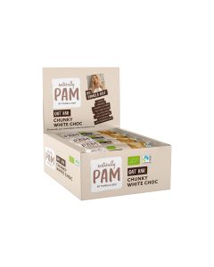 Naturally Pam Riegel Bio Oat Bar – Chunky White Choc 12 x 40 g