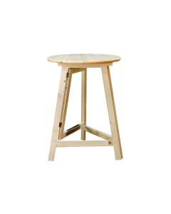 Innovesta Stehtisch Ø 80 x 113 cm Hellbraun