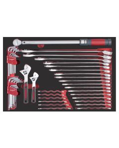 Kraftwerk Ringgabelschlüssel-Set Pro Line 44-teilig