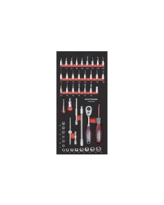 Kraftwerk Steckschlüssel-Set 1/4 Pro Line 46-teilig