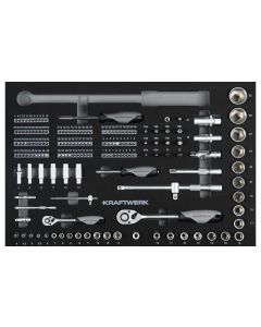 Kraftwerk Steckschlüssel-Einlage 1/4 1/2 164-teilig