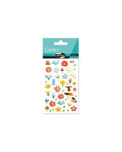Clairefontaine Motivsticker 3D Blumen