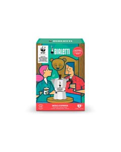 Bialetti Espressokocher Moka Express & Shopper 3, Silber