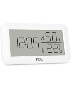 ADE Wetterstation Thermo-Hygrometer 15 cm, Weiss