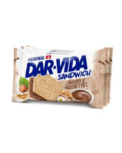 DAR-VIDA Snack Sandwich Choco & Haselnusscrème 195 g