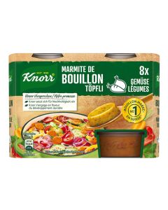 Knorr Gemüse-Bouillon Pur 8 Töpfli 224 g