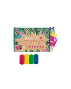 KNETÄ Vegane Spielknete 4er Bag Set, 100g