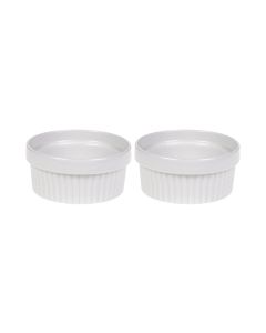 FURBER Auflaufform 2 Stück, Weiss