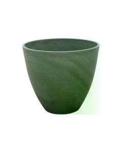 Van der Gucht Blumentopf Woodstone Ø 45 cm x 39 cm Olivgrün