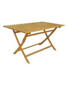 Contini Gartentisch, klappbar, 80 x 140 x 74 cm, Eucalyptus