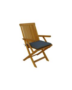 Contini Gartenstuhl Anthrazit, 2er-Set