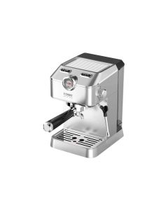 Caso Siebträgermaschine Espresso Gourmet Silber