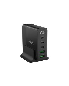 Ansmann Desktop Charger mit Display, 140 W, 5 x USB 0