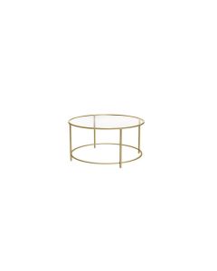 VASAGLE Couchtisch 84 x 45.5 cm, Gold