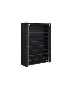 Songmics Schuhschrank mit Rolltür 100 x 28 x 162 cm, Schwarz