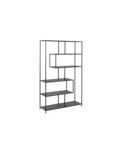 AC Design Regal Seaford 114 x 35 x 185 cm, Schwarz