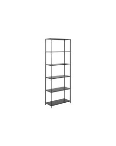 AC Design Regal Newcastle 69,5 x 30 x 185 cm, Schwarz