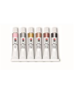Marabu Acrylfarbe Shiny Classics 6 Farben à 12 ml