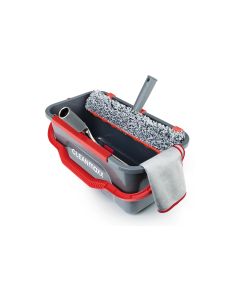 CLEANmaxx Fensterwischer 7-teilig, Grau/Rot