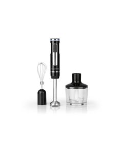 GOURMETmaxx Akku-Stabmixer LED Schwarz