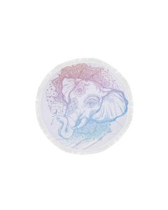 Foutastic Strandtuch Circle Elephant, Mehrfarbig