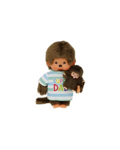 Monchhichi Kuscheltier Super Father and Baby 20 cm