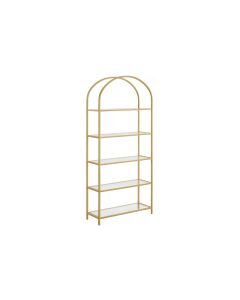 VASAGLE Regal 30.2 x 83 x 1 cm, Gold