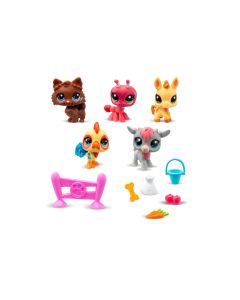BANDAI Spielfigurenset Littlest Pet Shop – Farm Besties