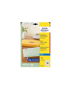 Avery Zweckform Adressetiketten 45.7 x 21.2 mm, 25 Blatt