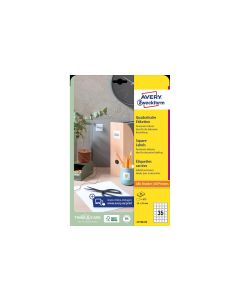 Avery Zweckform QR Code Etiketten 35 x 35 mm, Weiss, 875 Stück